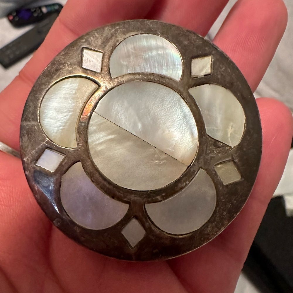 Set of 2 vintage trinket boxes